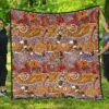 Australia  Aboriginal 4Th Premium Quilt A7  Quilt